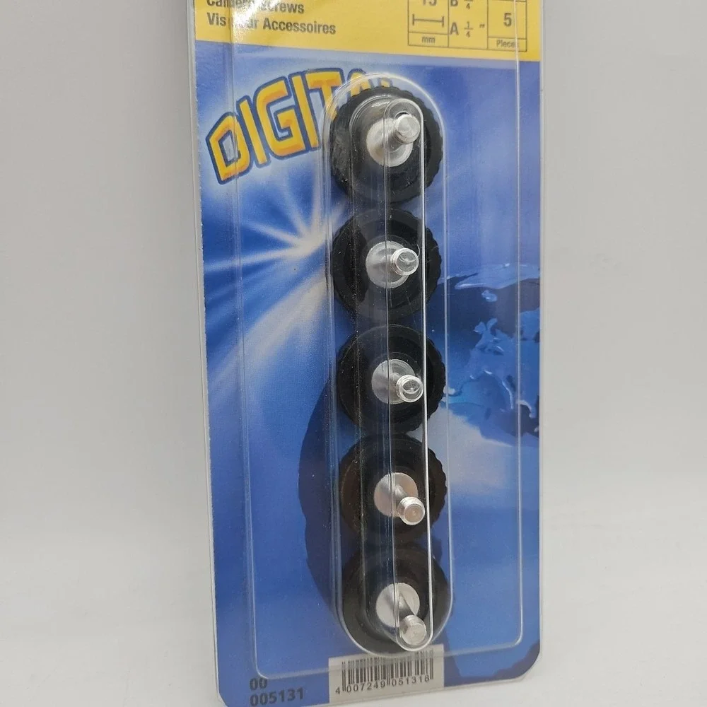 Hama Camera Screws 15mm 5 Pieces Brand New Made In Germany
